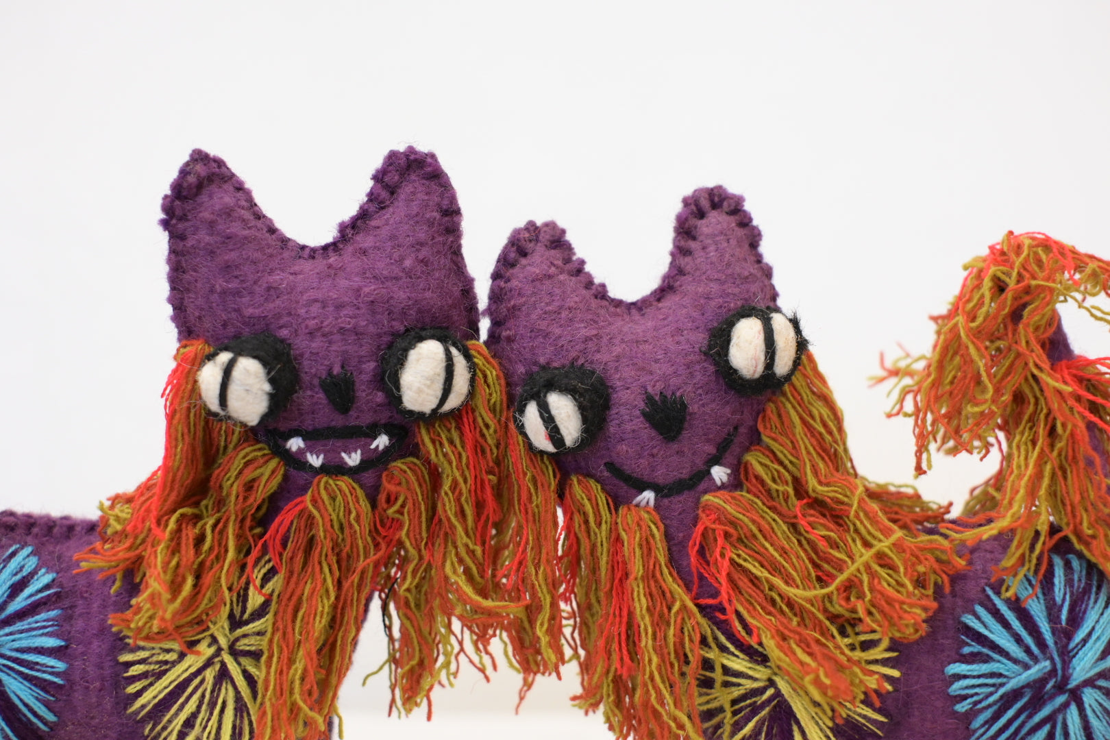 アニマリート シーサー / パープル　(San Juan Chamula , Mexico)