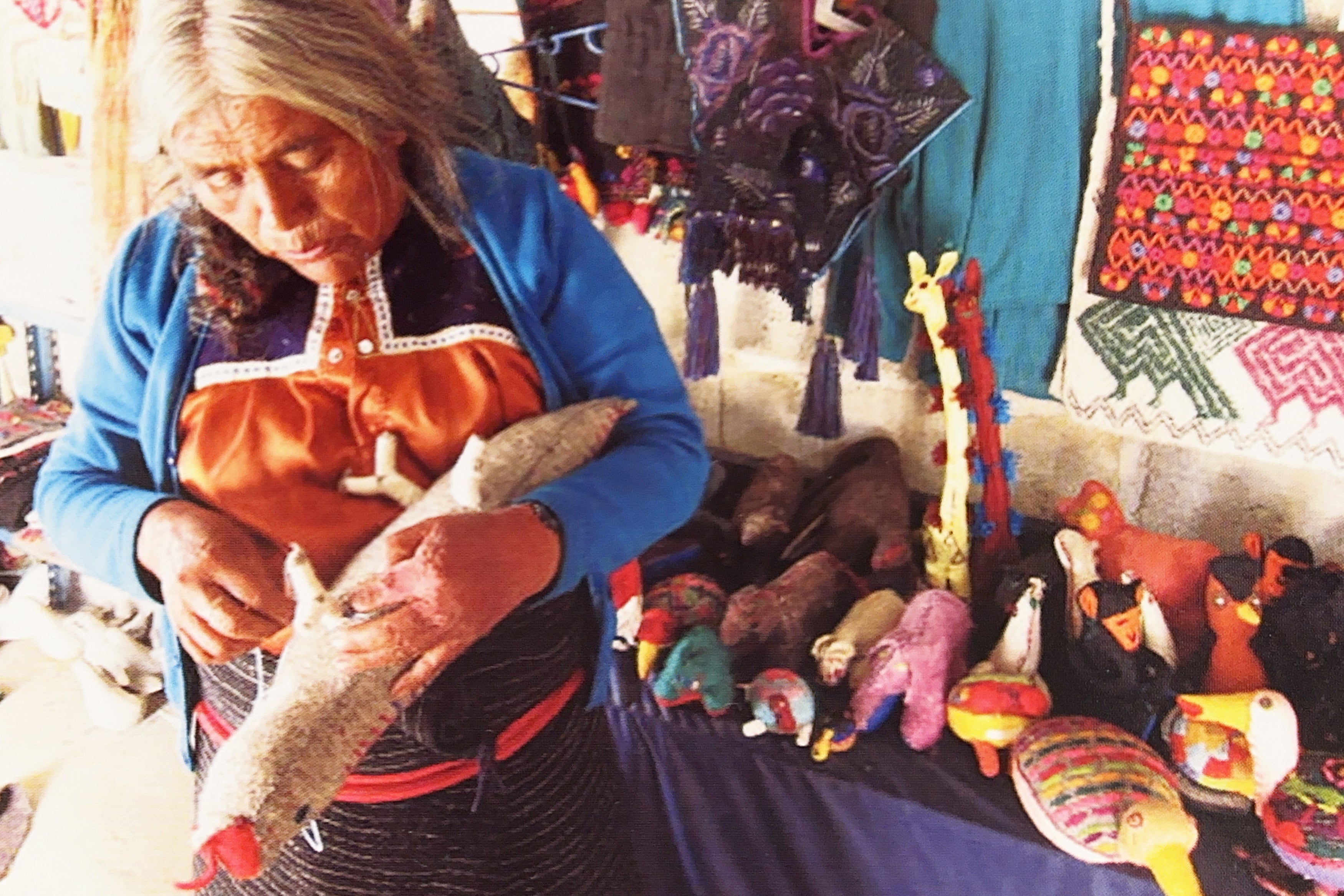 アニマリート シーサー / レッド　(San Juan Chamula , Mexico)