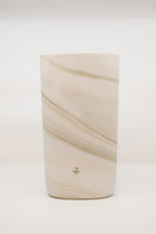 Glass Flower Vase "CARRARA" Peill & Putzler　(A)