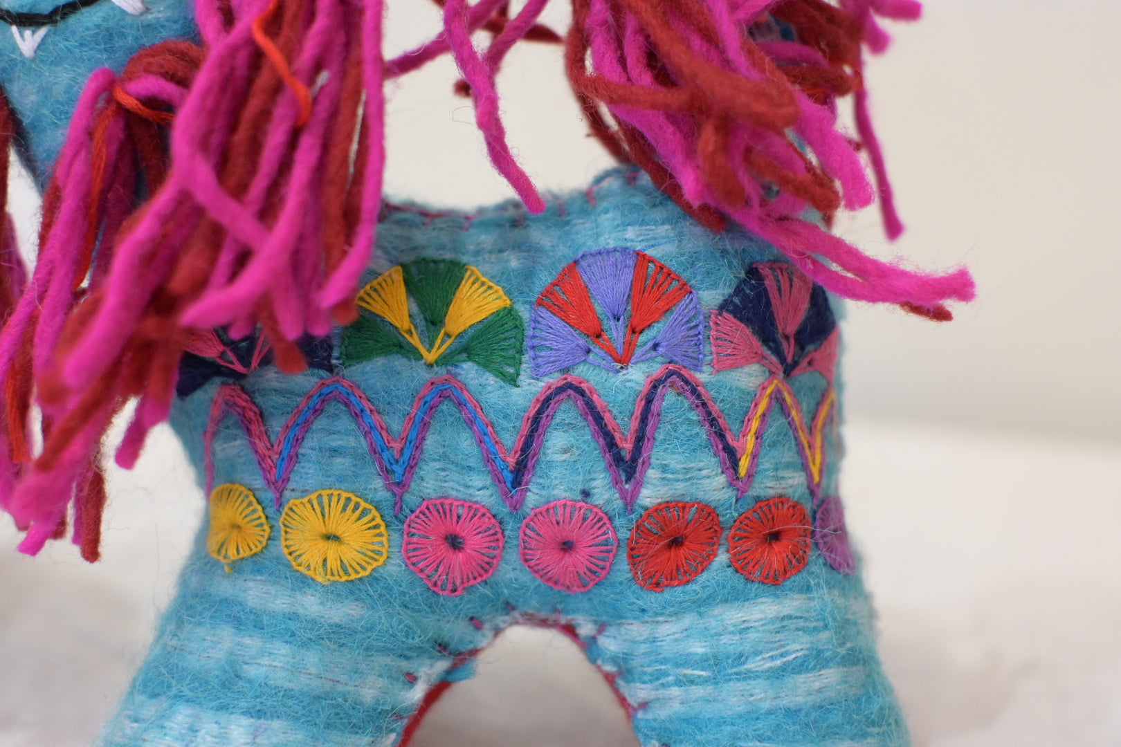 アニマリート シーサー / ブルー　(San Juan Chamula , Mexico)