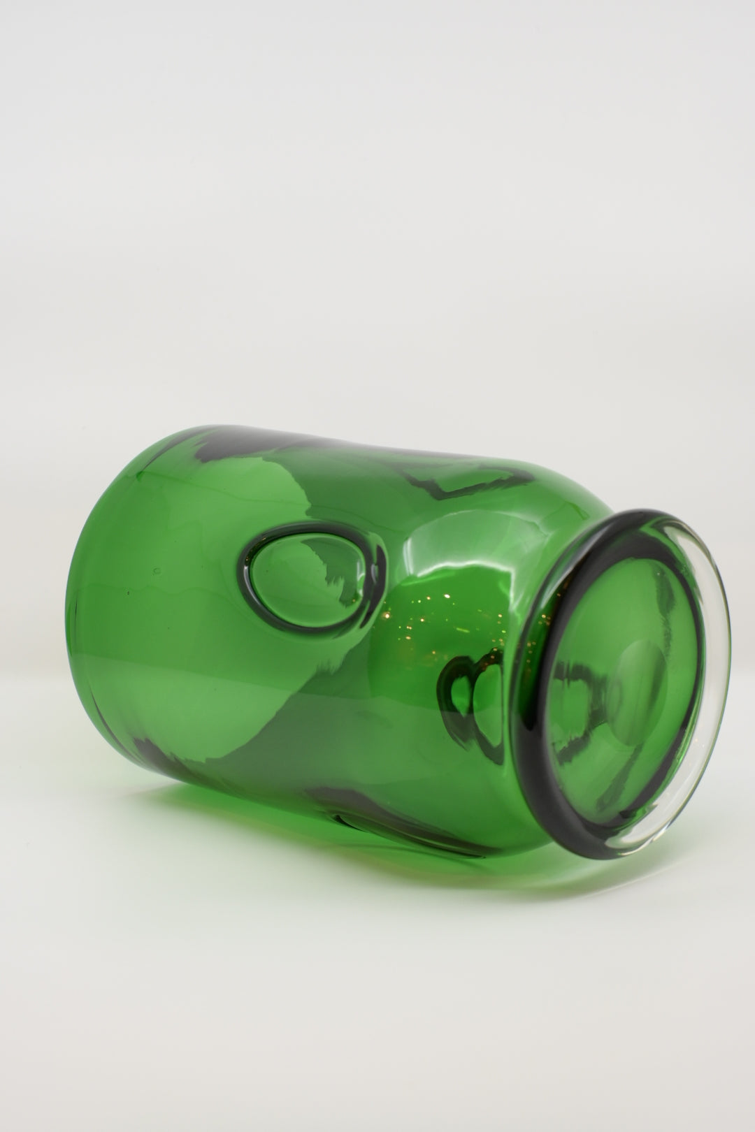 Glass Vase / Wine Cooler , Hand-Blown Glass