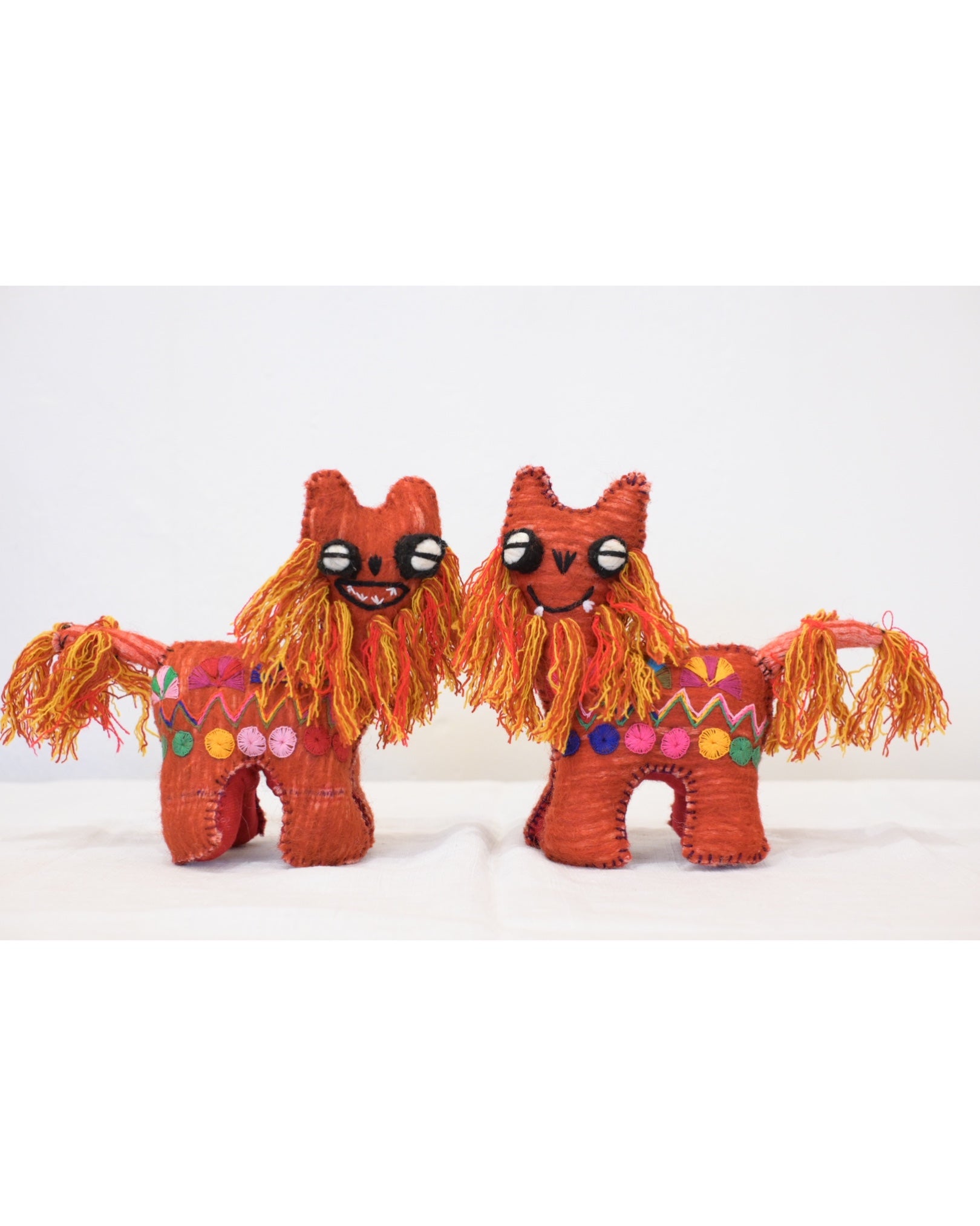 アニマリート シーサー / レッド　(San Juan Chamula , Mexico)