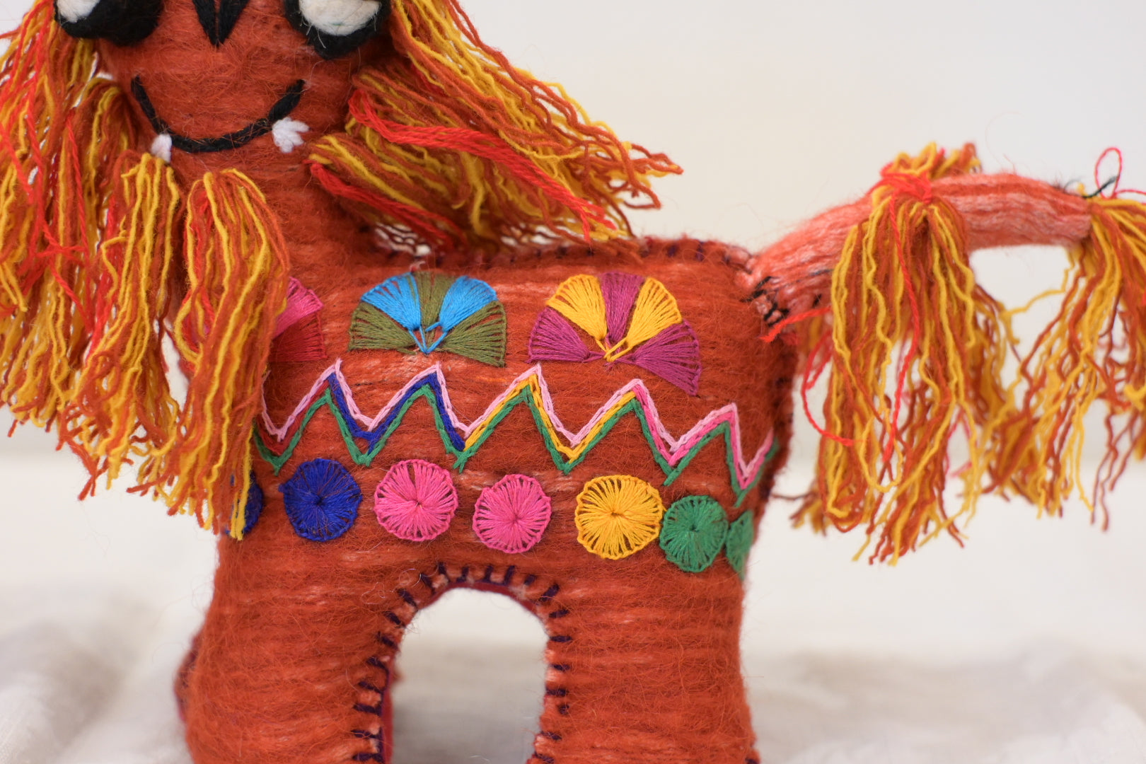 アニマリート シーサー / レッド　(San Juan Chamula , Mexico)