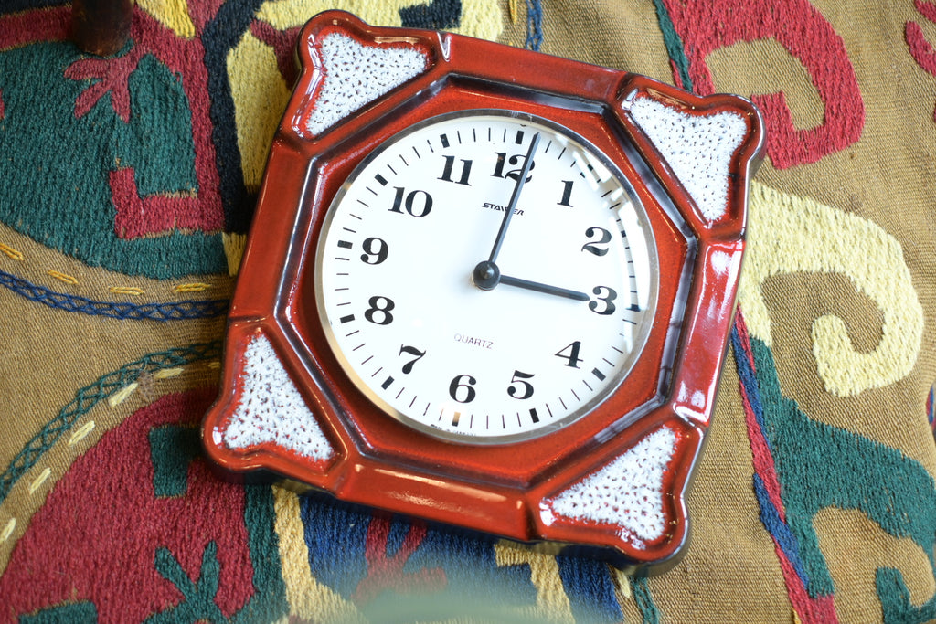 FAT LAVA Kitchen Wall Clock  “STAIGER”