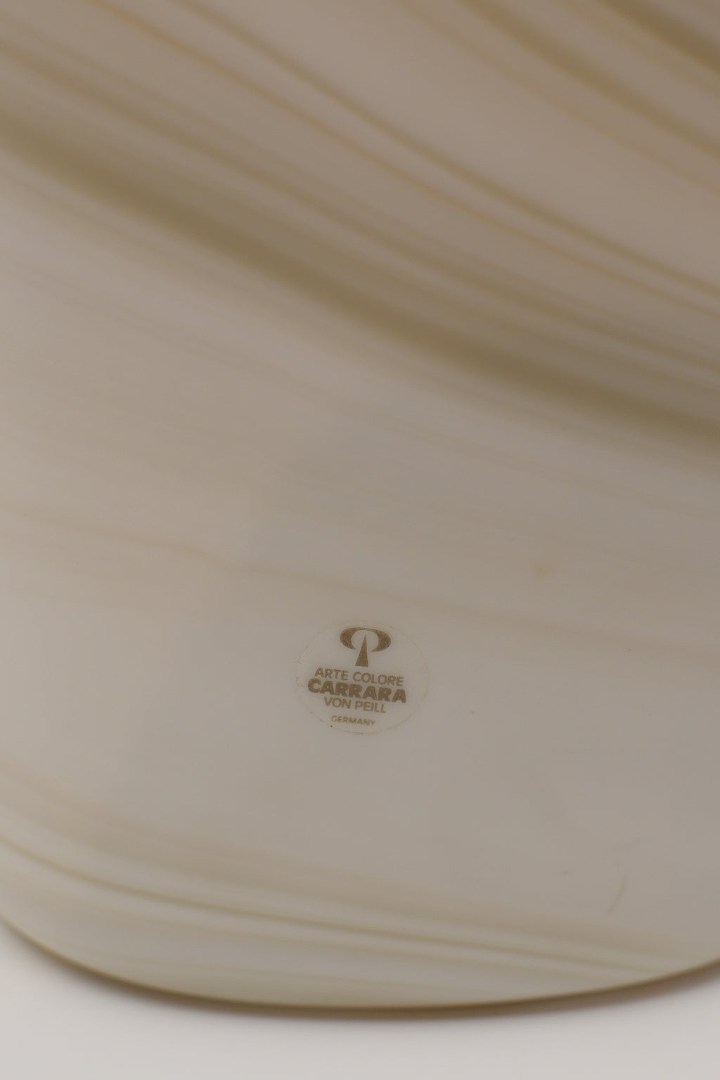 Glass Flower Vase "CARRARA" Peill & Putzler　(A)