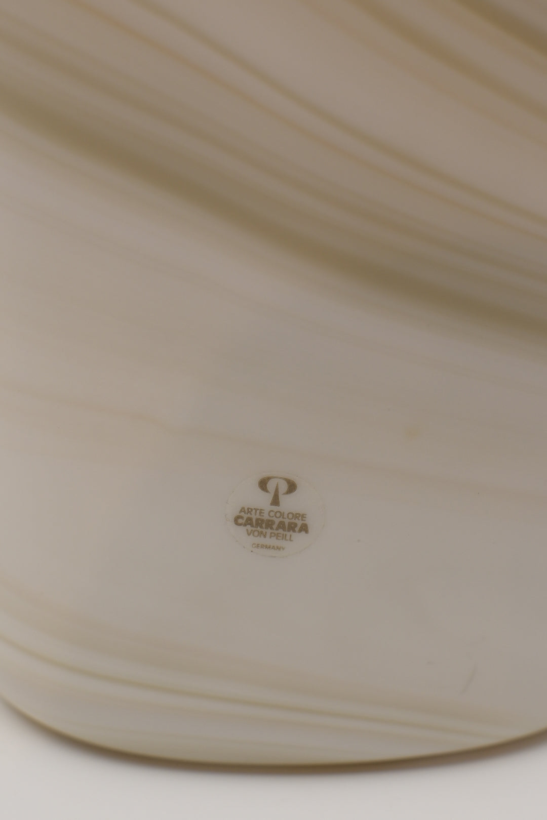 Glass Flower Vase "CARRARA" Peill & Putzler　(A)