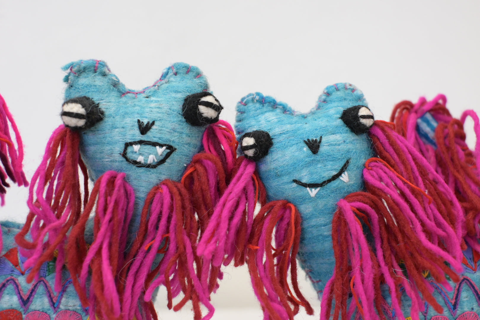 アニマリート シーサー / ブルー　(San Juan Chamula , Mexico)