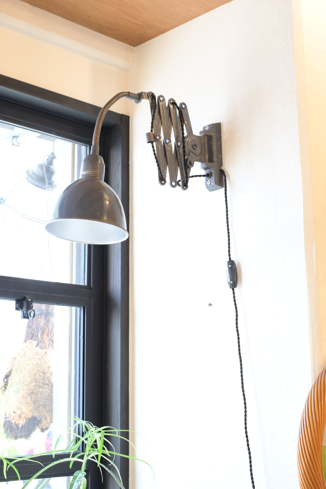 Industrial Scissor Lamp