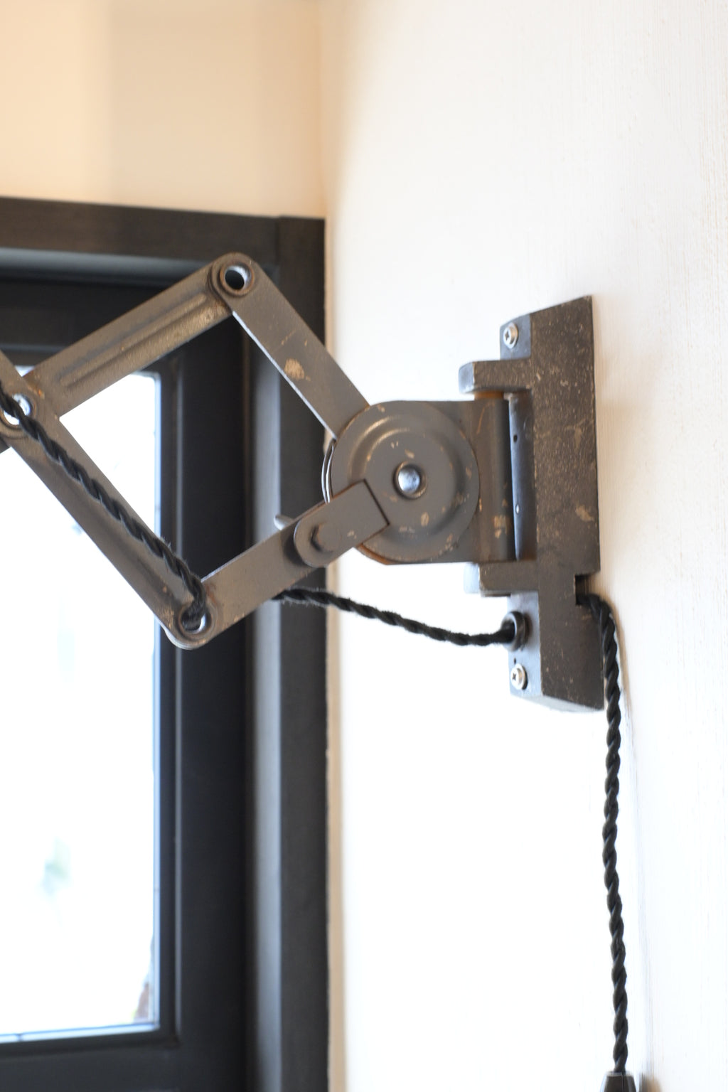 Industrial Scissor Lamp