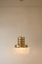 Glass Pendant Lamp "Granhaga Metallindustri"