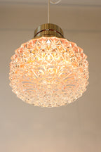 Glass Pendant Lamp "Granhaga Metallindustri"
