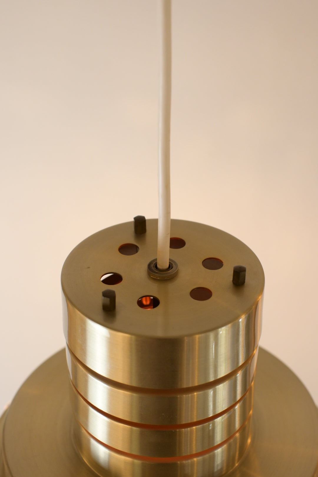 Glass Pendant Lamp "Granhaga Metallindustri"