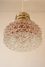 Glass Pendant Lamp "Granhaga Metallindustri"