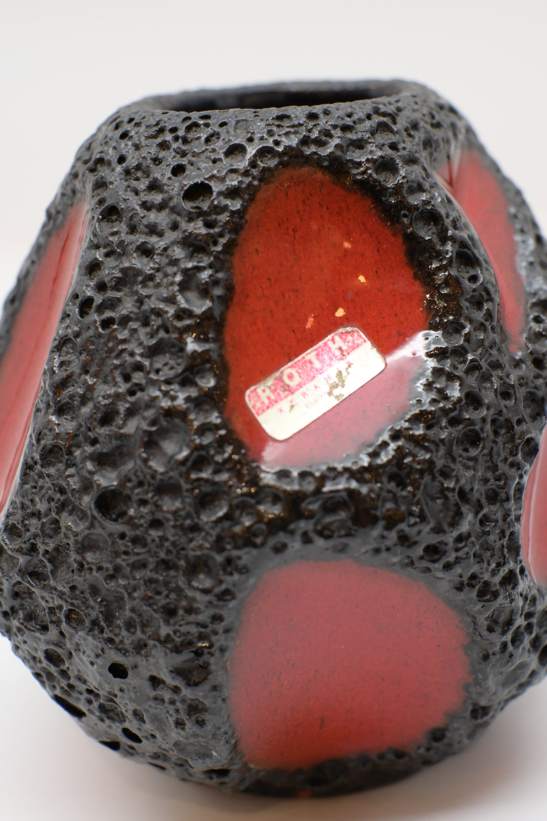 FAT LAVA Vase "Roth Keramik 308 - Pebble"