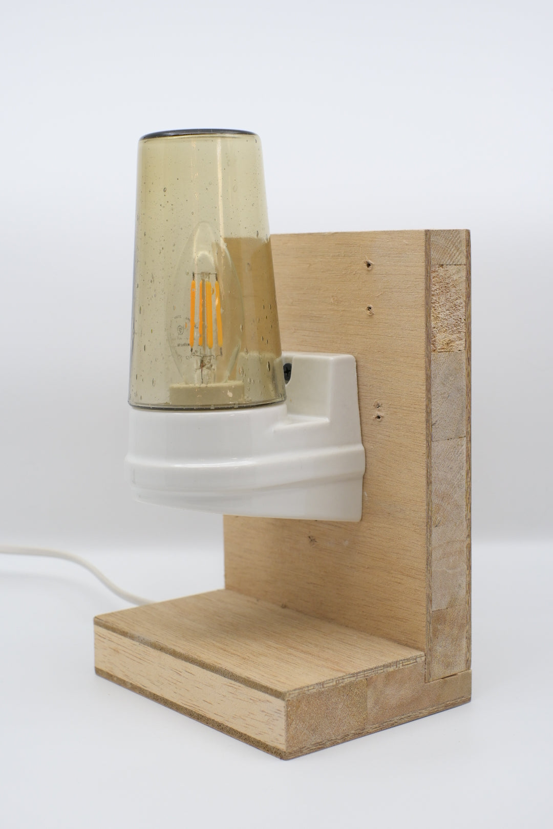 Wall Lamp "Ifö Electric 6080 (Smoke Glass)"