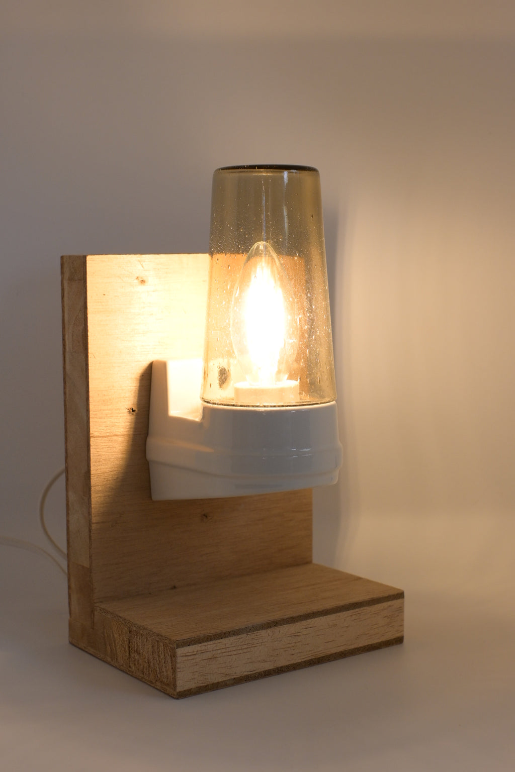 Wall Lamp "Ifö Electric 6080 (Smoke Glass)"