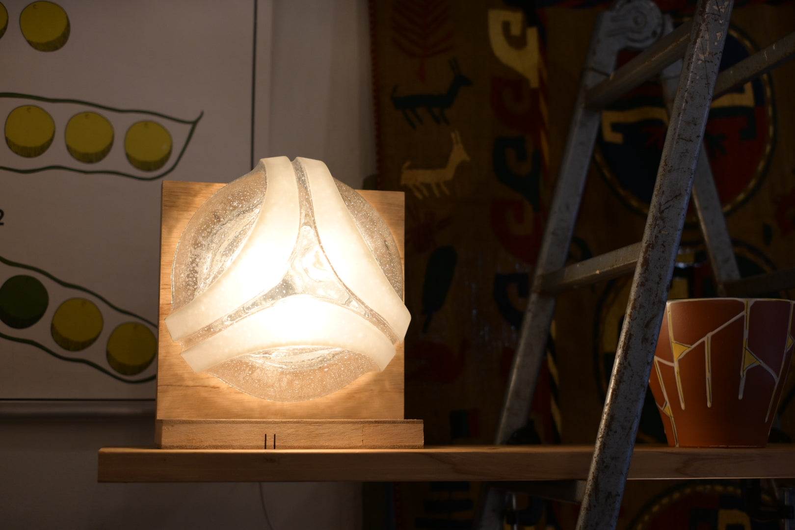 Wall Lamp / Ceiling Lamp "HOFFMEISTER- LEUCHTEN"