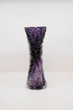 Glass Flower Vase  "INGRID GLASHÜTTE"  by Kurt Wokan