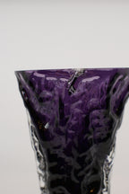 Glass Flower Vase  "INGRID GLASHÜTTE"  by Kurt Wokan