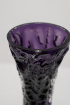 Glass Flower Vase  "INGRID GLASHÜTTE"  by Kurt Wokan