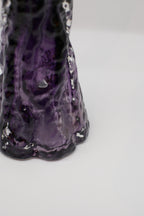 Glass Flower Vase  "INGRID GLASHÜTTE"  by Kurt Wokan