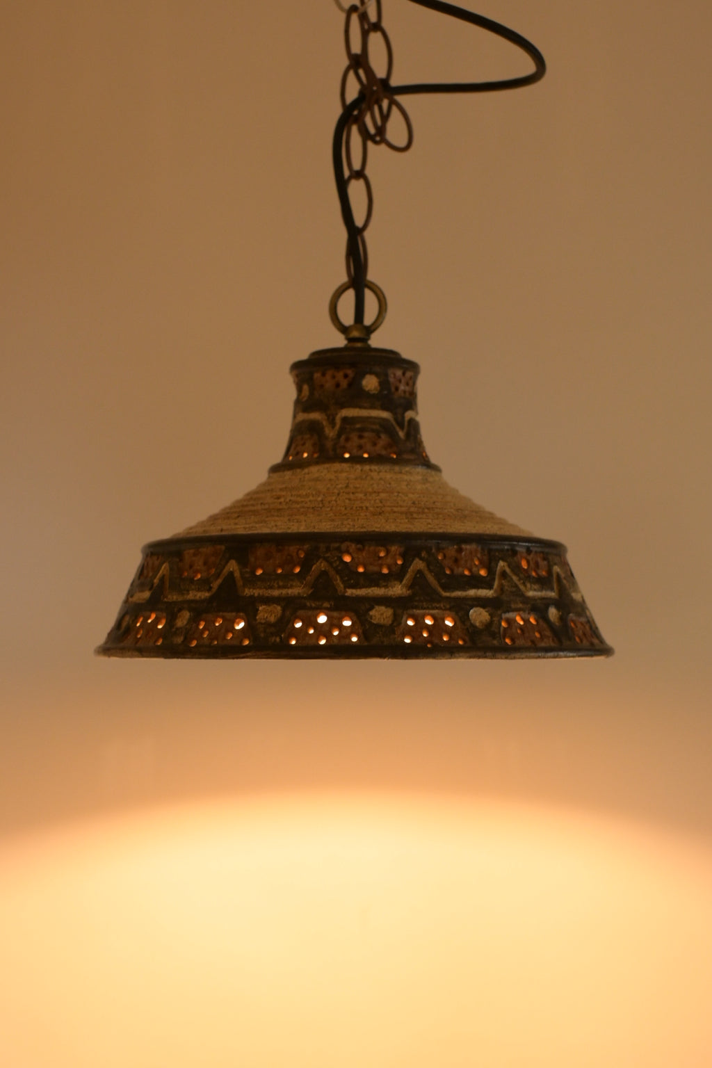 Ceramic Pendant Lamp  "Jette Hellerøe" for Axella