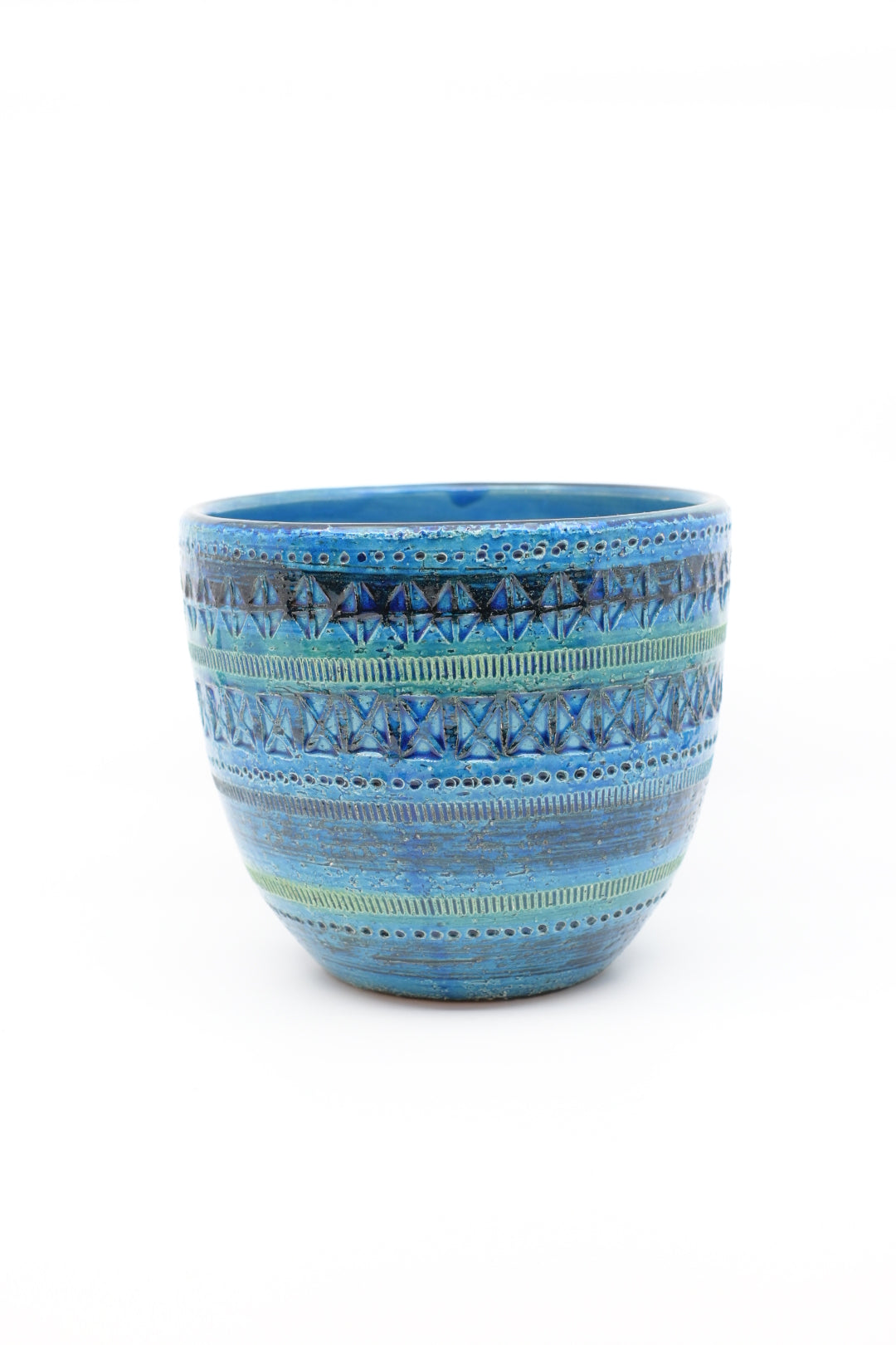 Ceramic Planter  " Bitossi - Rimini Blu 701/17 "