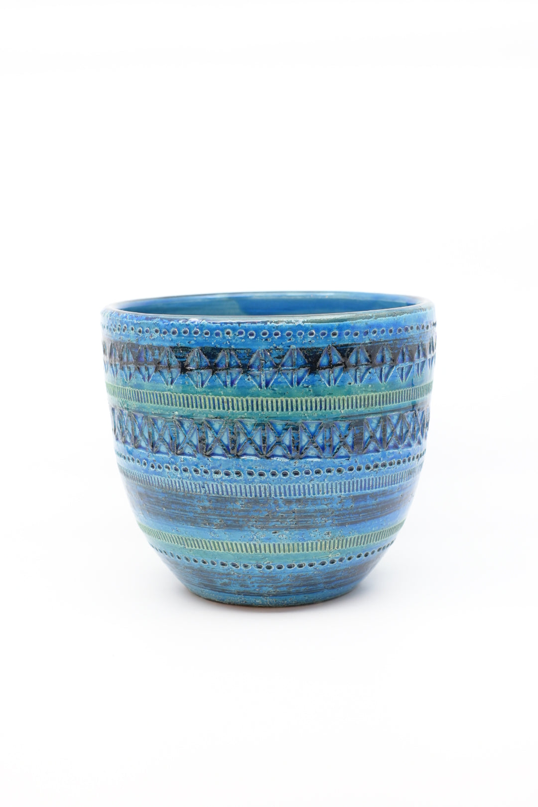 Ceramic Planter  " Bitossi - Rimini Blu 701/17 "