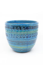Ceramic Planter  " Bitossi - Rimini Blu 701/17 "