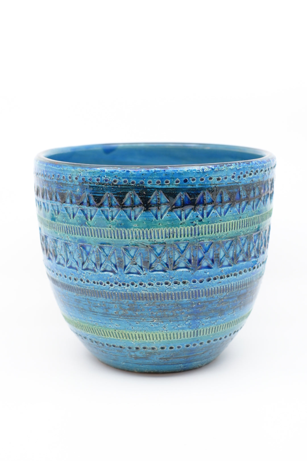 Ceramic Planter  " Bitossi - Rimini Blu 701/17 "