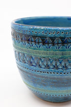 Ceramic Planter  " Bitossi - Rimini Blu 701/17 "