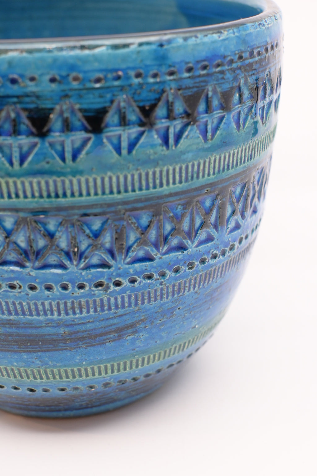 Ceramic Planter  " Bitossi - Rimini Blu 701/17 "