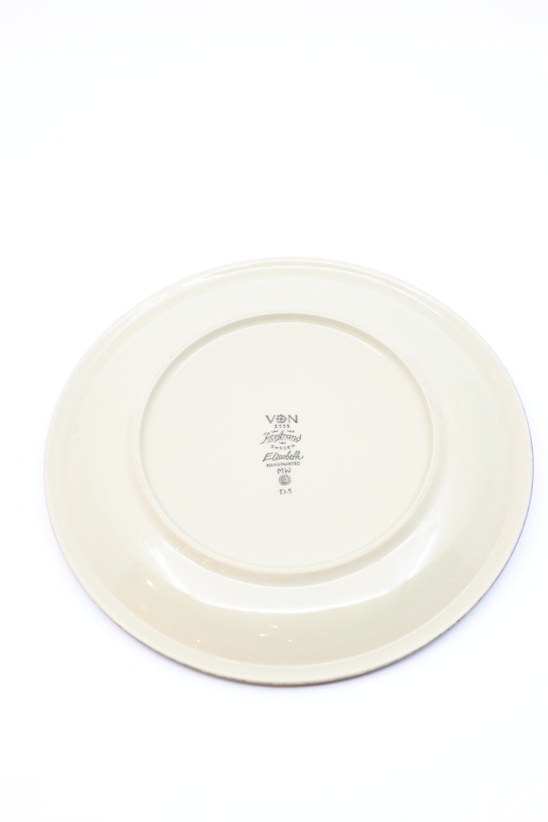 Plate  " Rörstrand - Elisabeth "