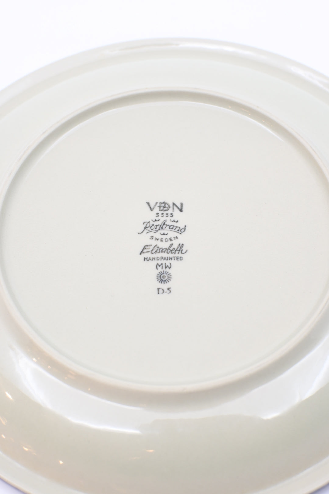Plate  " Rörstrand - Elisabeth "