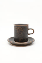 Coffee Cup & Saucer “ARABIA - Ruska”  (a)