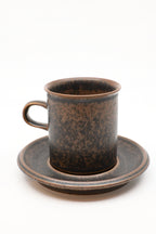 Coffee Cup & Saucer “ARABIA - Ruska”  (b)