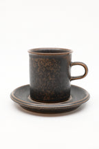 Coffee Cup & Saucer “ARABIA - Ruska”  (a)