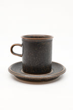 Coffee Cup & Saucer “ARABIA - Ruska”  (a)
