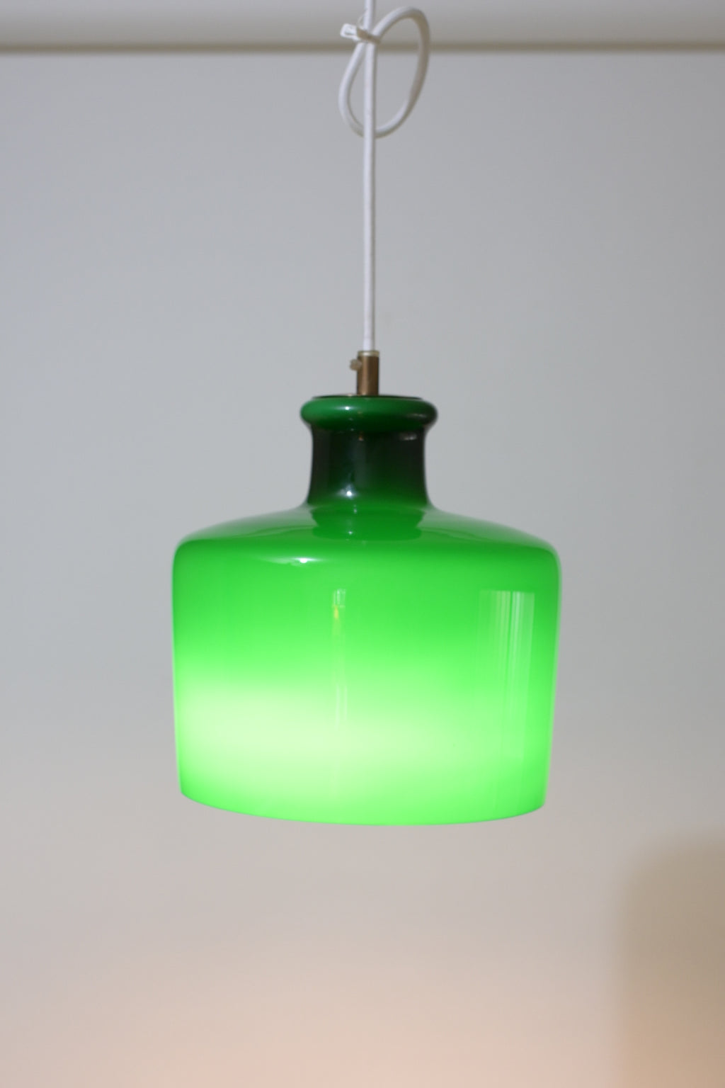 Opaline Glass Pendant Lamp  "Fog & Mørup"