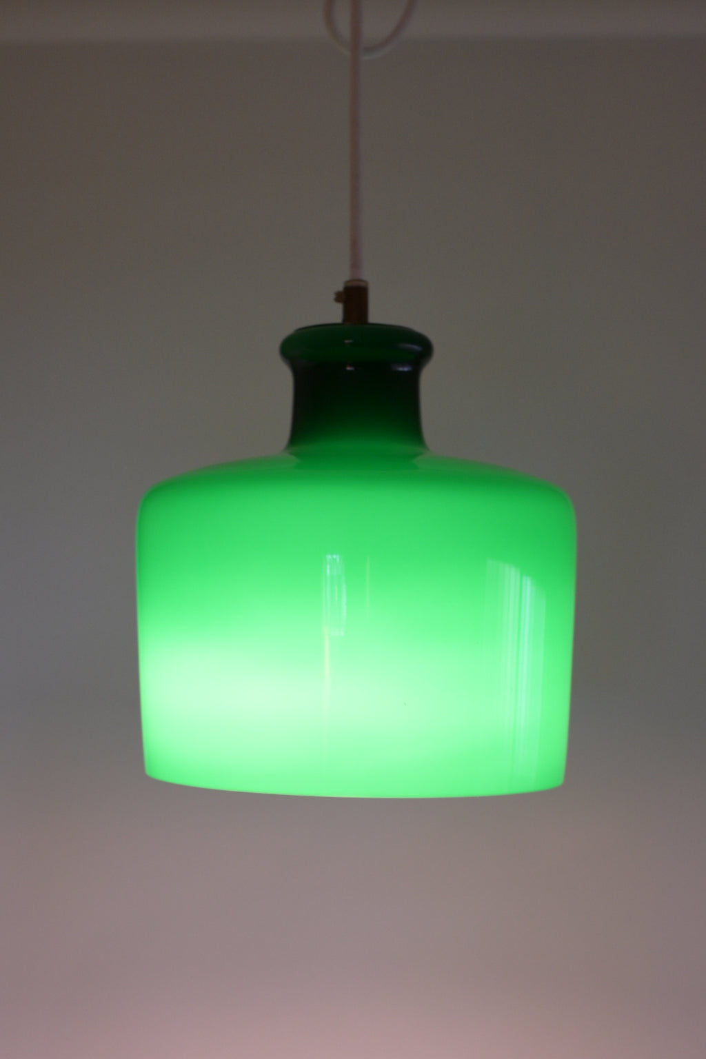 Opaline Glass Pendant Lamp  "Fog & Mørup"