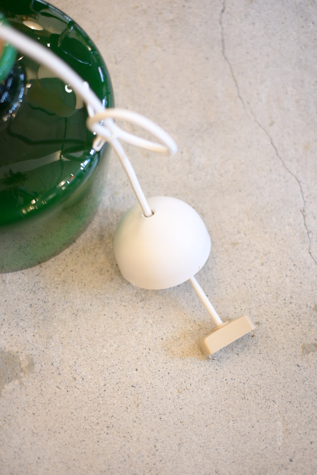 Opaline Glass Pendant Lamp  "Fog & Mørup"