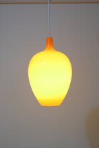 Opaline Glass Pendant Lamp "Fog & Mørup- Pompei" Jo Hammerborg