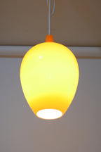 Opaline Glass Pendant Lamp "Fog & Mørup- Pompei" Jo Hammerborg