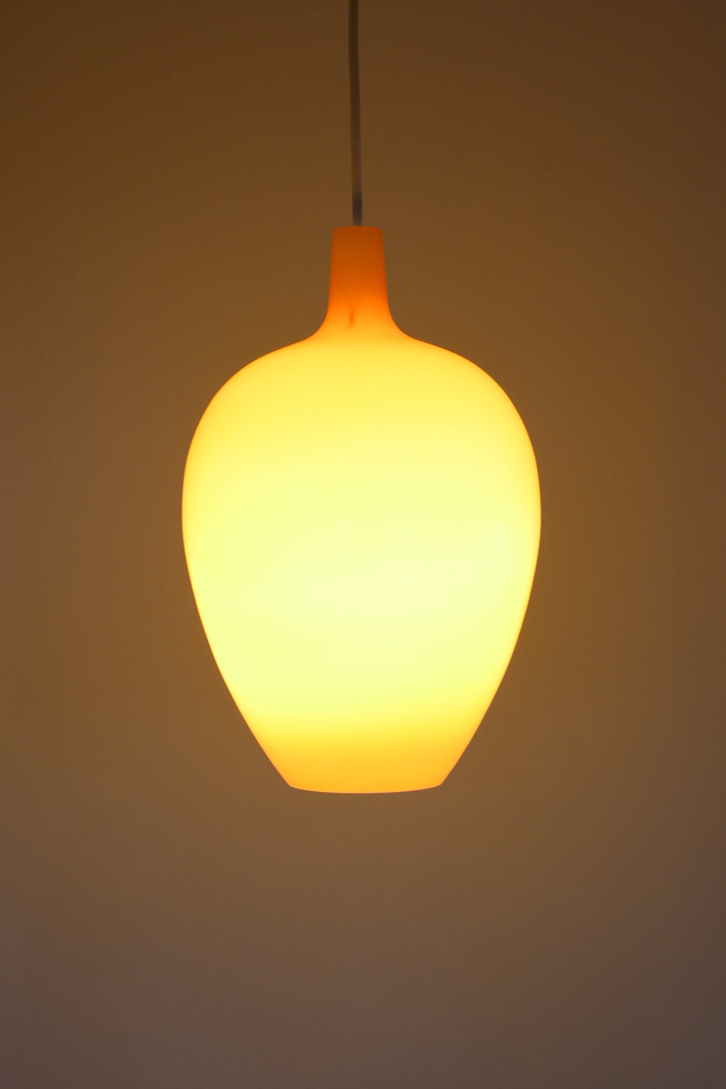 Opaline Glass Pendant Lamp "Fog & Mørup- Pompei" Jo Hammerborg