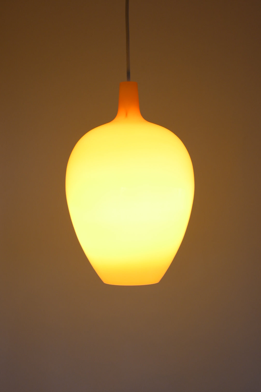 Opaline Glass Pendant Lamp "Fog & Mørup- Pompei" Jo Hammerborg