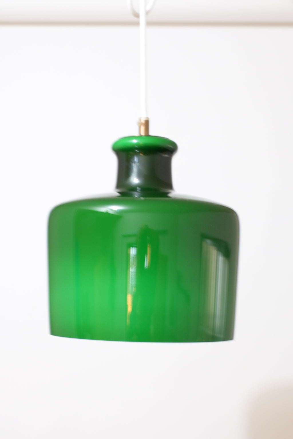 Opaline Glass Pendant Lamp  "Fog & Mørup"
