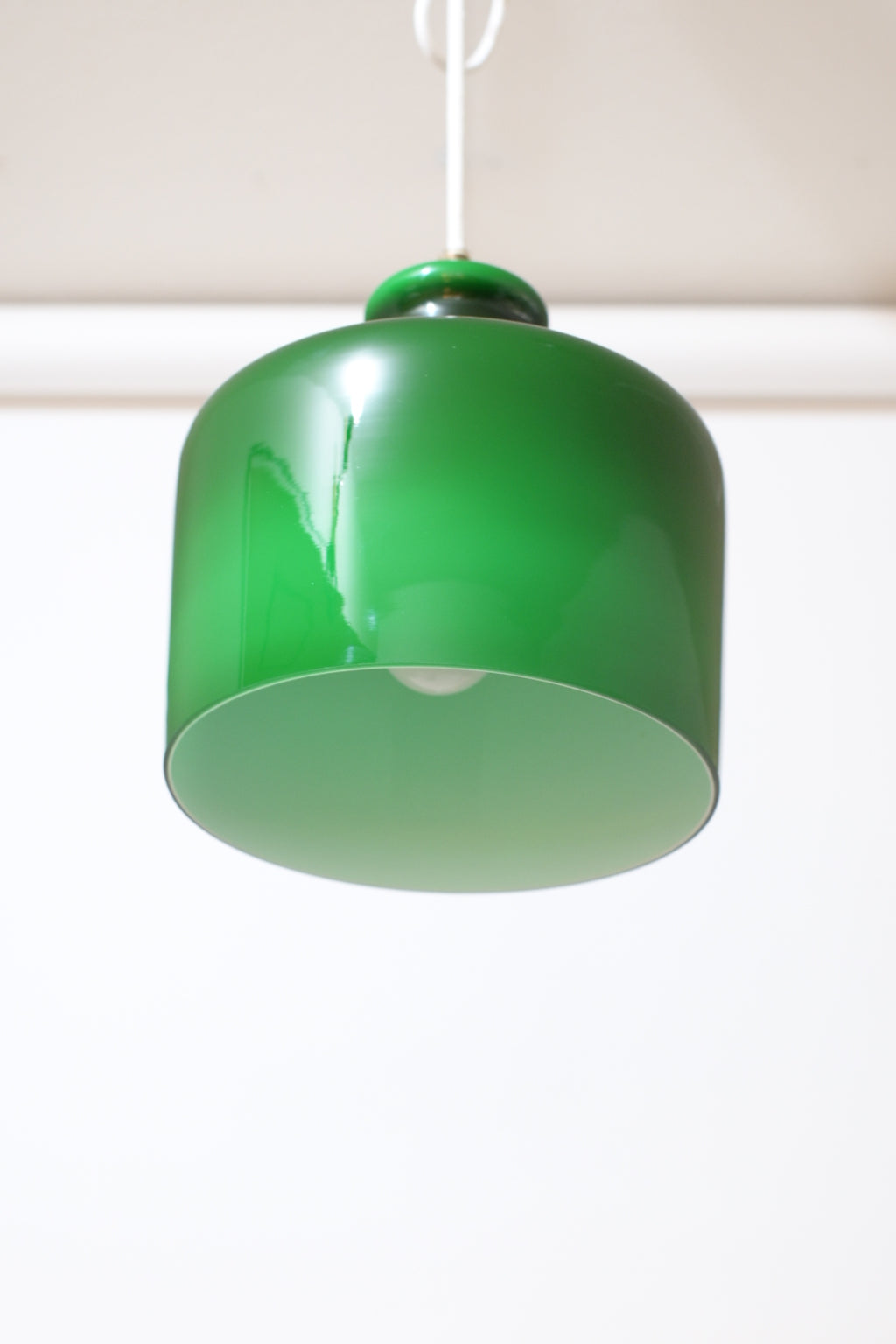 Opaline Glass Pendant Lamp  "Fog & Mørup"