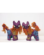 アニマリート シーサー / パープル　(San Juan Chamula , Mexico)