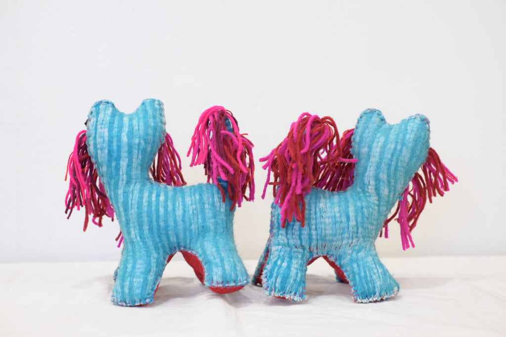 アニマリート シーサー / ブルー　(San Juan Chamula , Mexico)