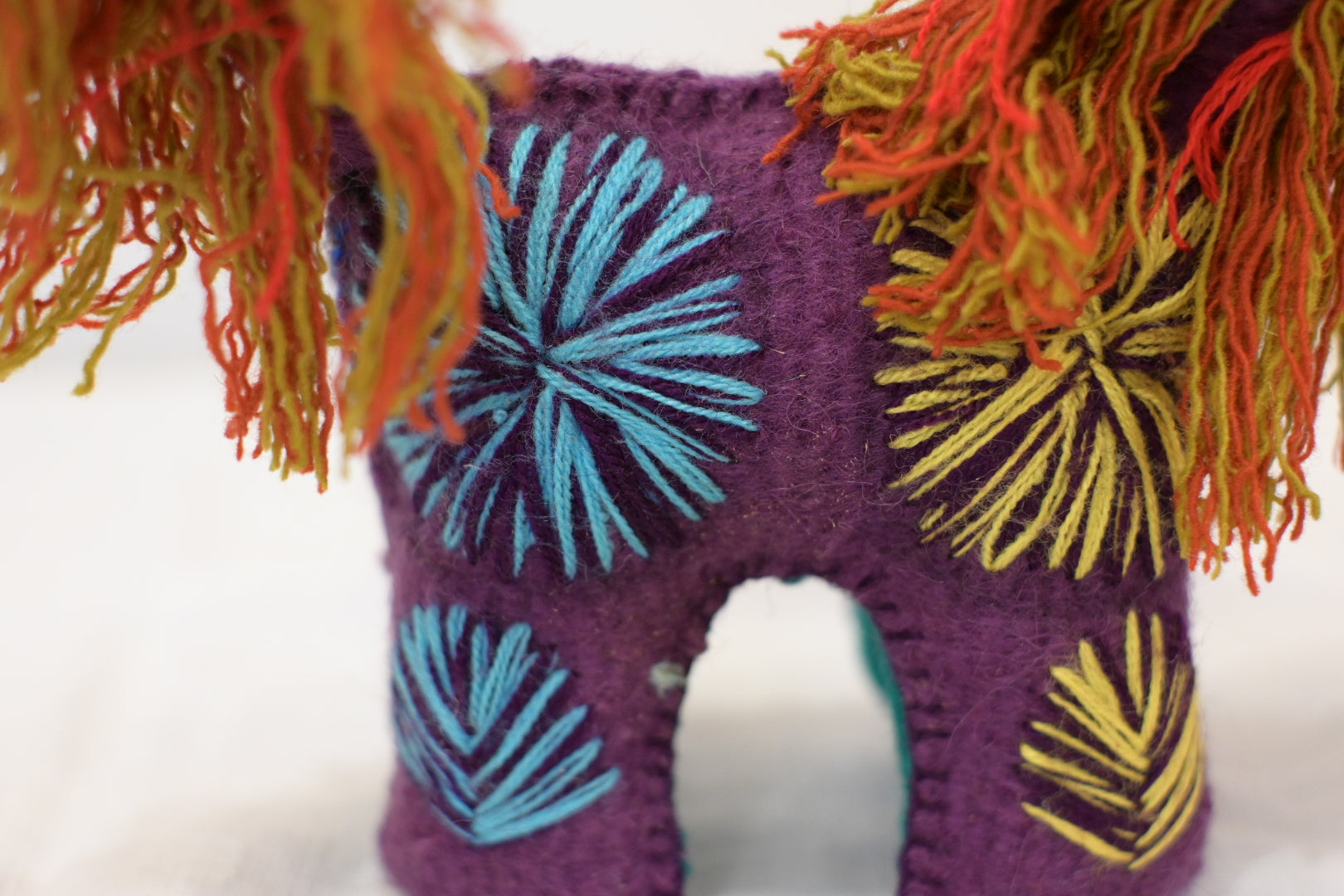 アニマリート シーサー / パープル　(San Juan Chamula , Mexico)